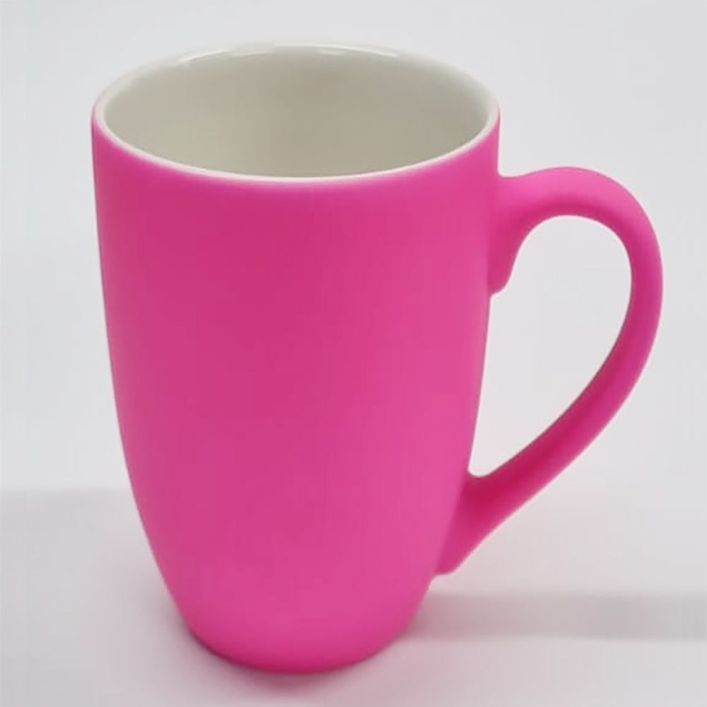 pink color mug